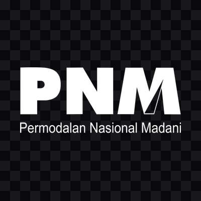 PNM (Permodalan Nasional Madani) white logo PNG