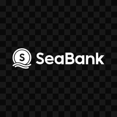 SeaBank logo png white download