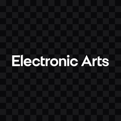 Electronic Arts (EA) white logo in SVG format