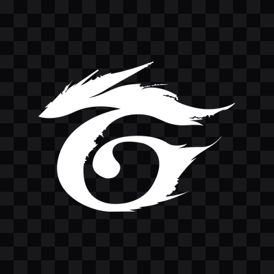 Garena white icon in PNG format