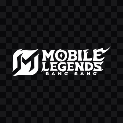 Mobile Legends white logo in PNG format