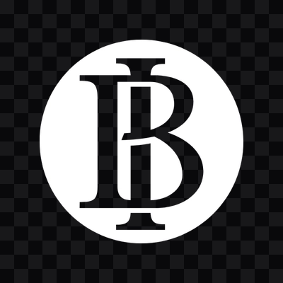 Logo Bank Indonesia putih format PNG