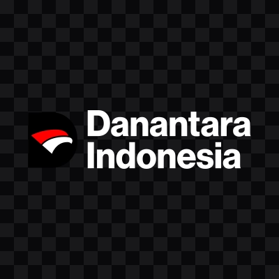 Danantara white logo in SVG format