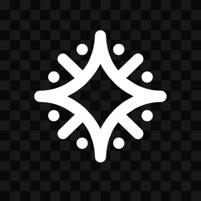 Kementerian Ekonomi Kreatif (Ekraf) white logo in PNG format