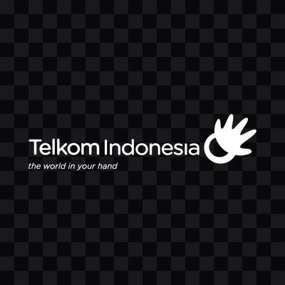 Logo Telkom Indonesia putih format PNG
