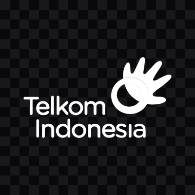 Logo Telkom Indonesia putih format PNG