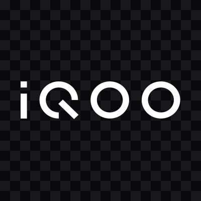 iQOO white logo SVG