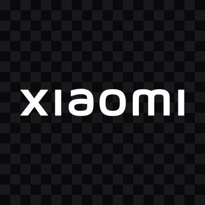 Xiaomi white wordmark SVG