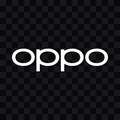 OPPO white logo SVG