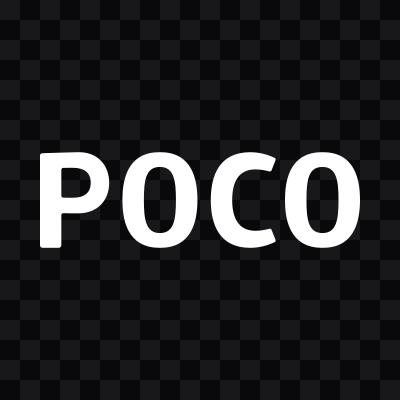 POCO white logo SVG
