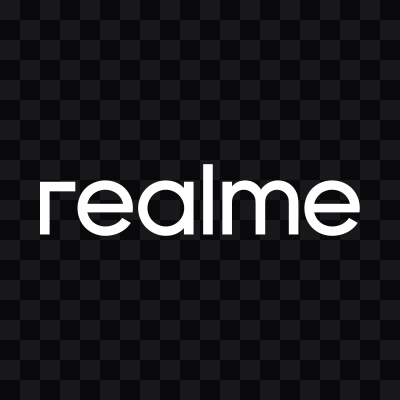 realme white logo SVG