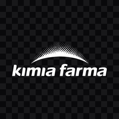 Kimia Farma white logo in PNG format