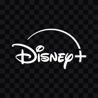 Disney+ white logo in SVG format