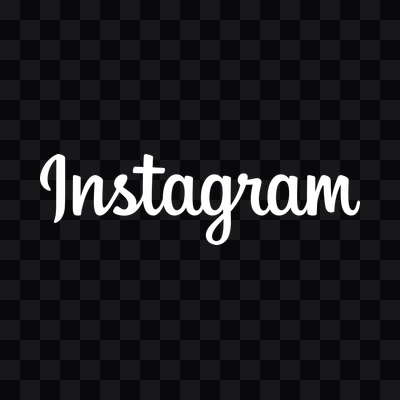 Instagram wordmark png white download
