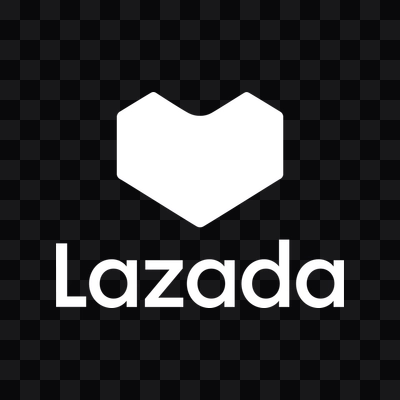 Lazada white logo in PNG format