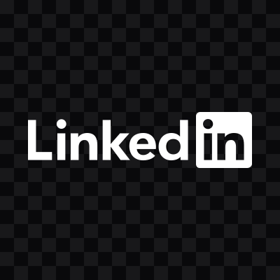 LinkedIn white logo SVG