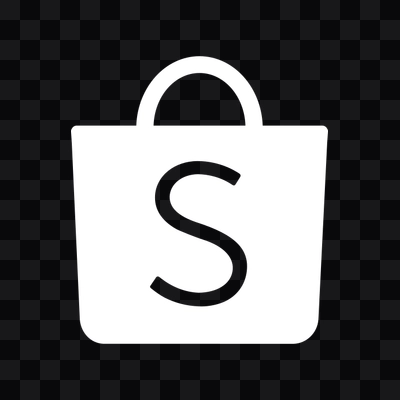 Shopee white icon in PNG format
