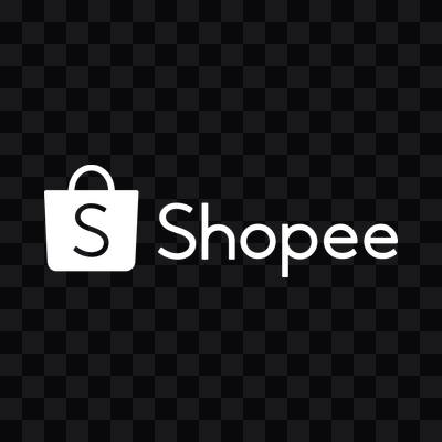 Shopee white logo in PNG format