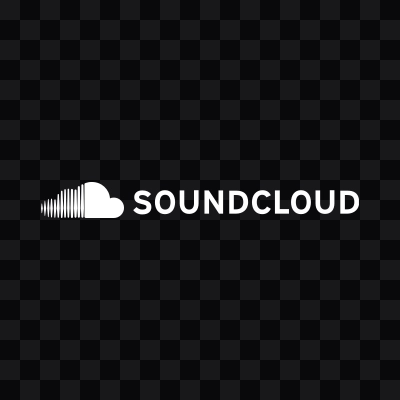 SoundCloud white logo in SVG format