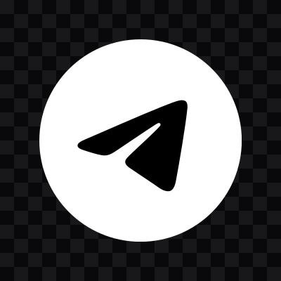 Telegram icon svg white download