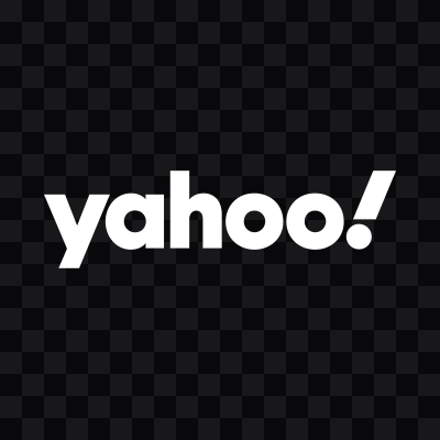Yahoo white logo SVG