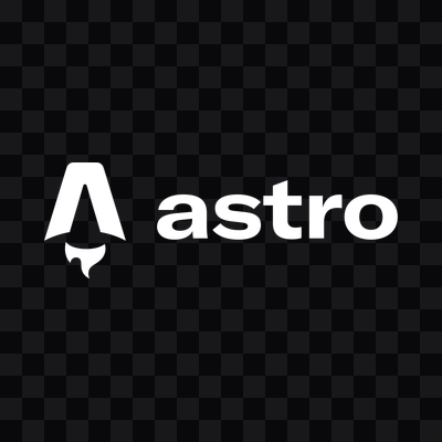 Astro white logo PNG