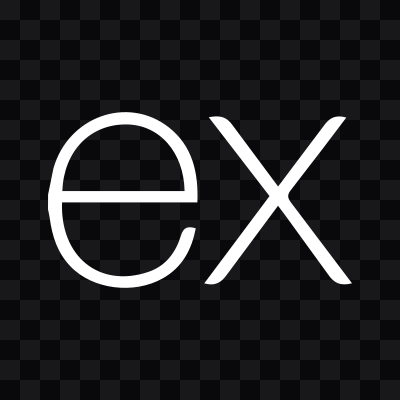 ExpressJS white icon SVG