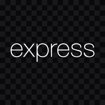 ExpressJS white logo SVG