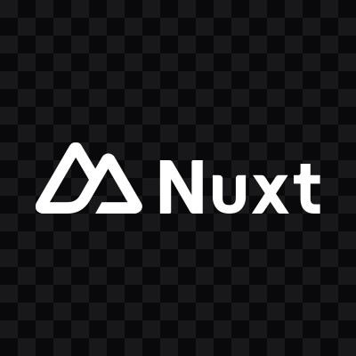 Nuxt white logo SVG