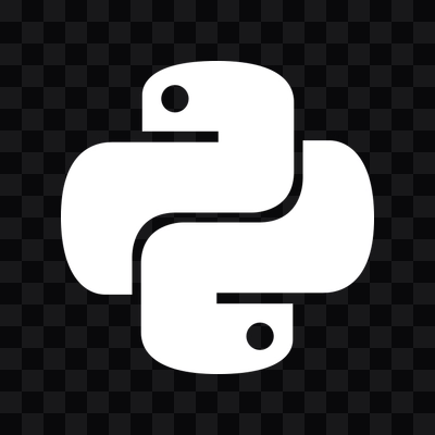 Python white icon PNG