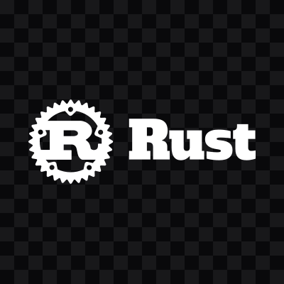 Rust white logo SVG