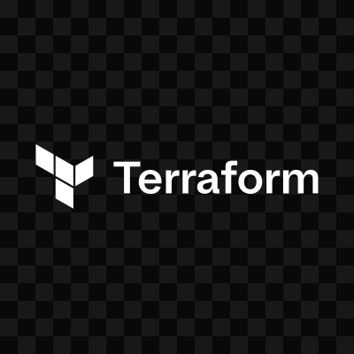 logo Terraform putih SVG