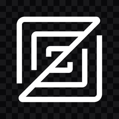 Zed white icon PNG