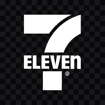 7-Eleven white logo SVG
