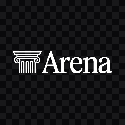 Arena AI white logo SVG