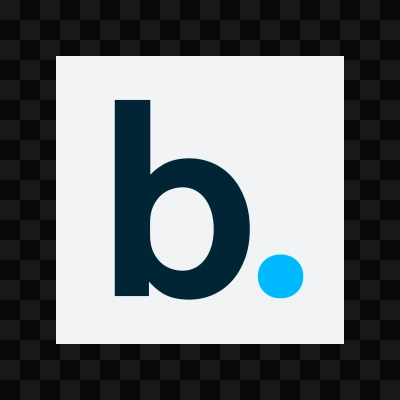 Beautiful AI white icon in SVG format