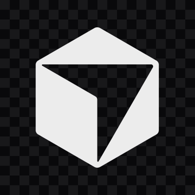 Cursor white icon in SVG format