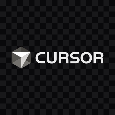 Cursor white logo in SVG format