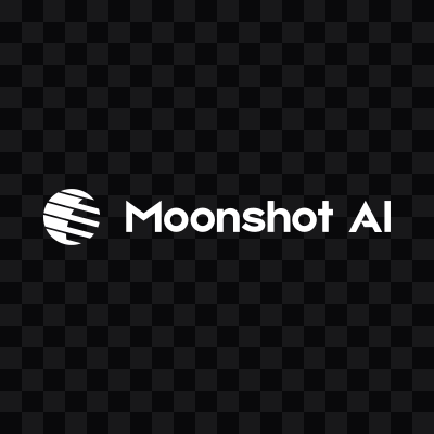 Moonshot AI white logo SVG