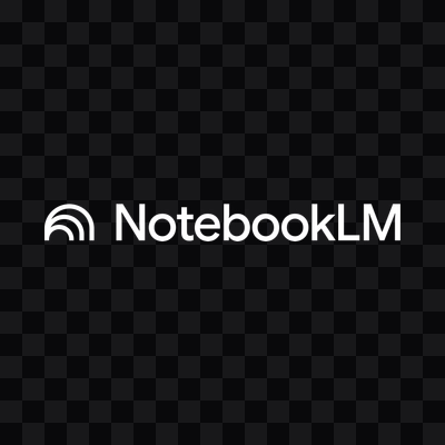 NotebookLM white logo in PNG format
