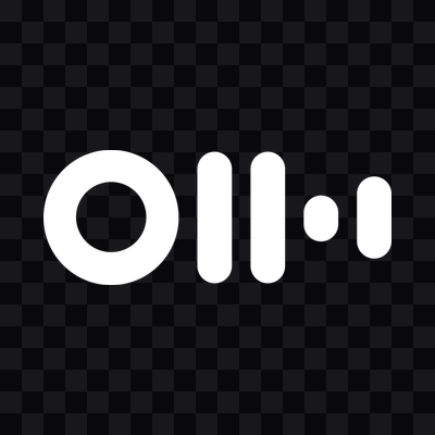 Otter AI white logo in PNG format