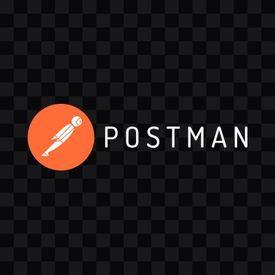 Logo Postman putih format PNG
