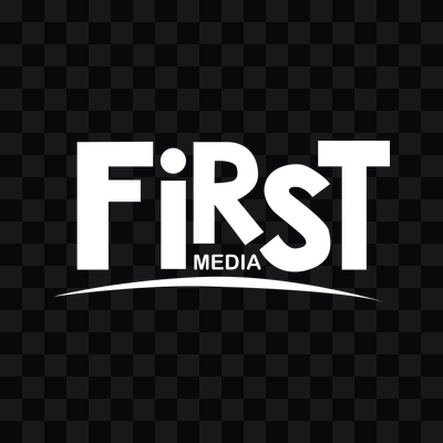 First Media white logo in PNG format