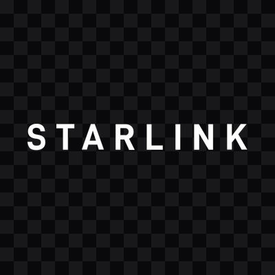 wordmark Starlink putih PNG