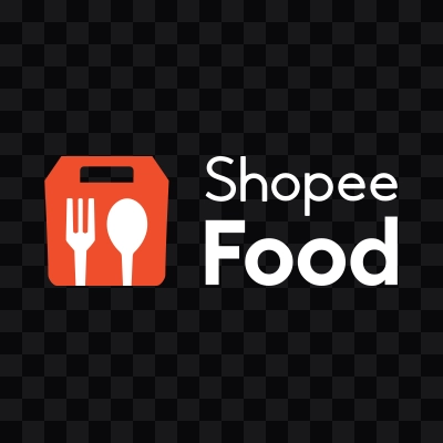 Logo Shopee Food putih format SVG
