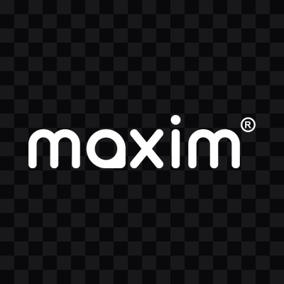 Logo Maxim putih format PNG