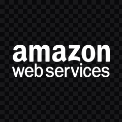 AWS white wordmark PNG