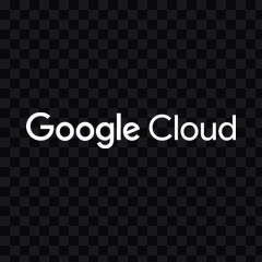 wordmark Google Cloud putih PNG