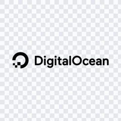 logo Digital Ocean hitam PNG