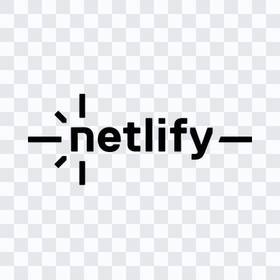 Netlify logo png black download